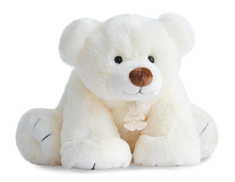  grosours peluche ours blanc 50 cm 